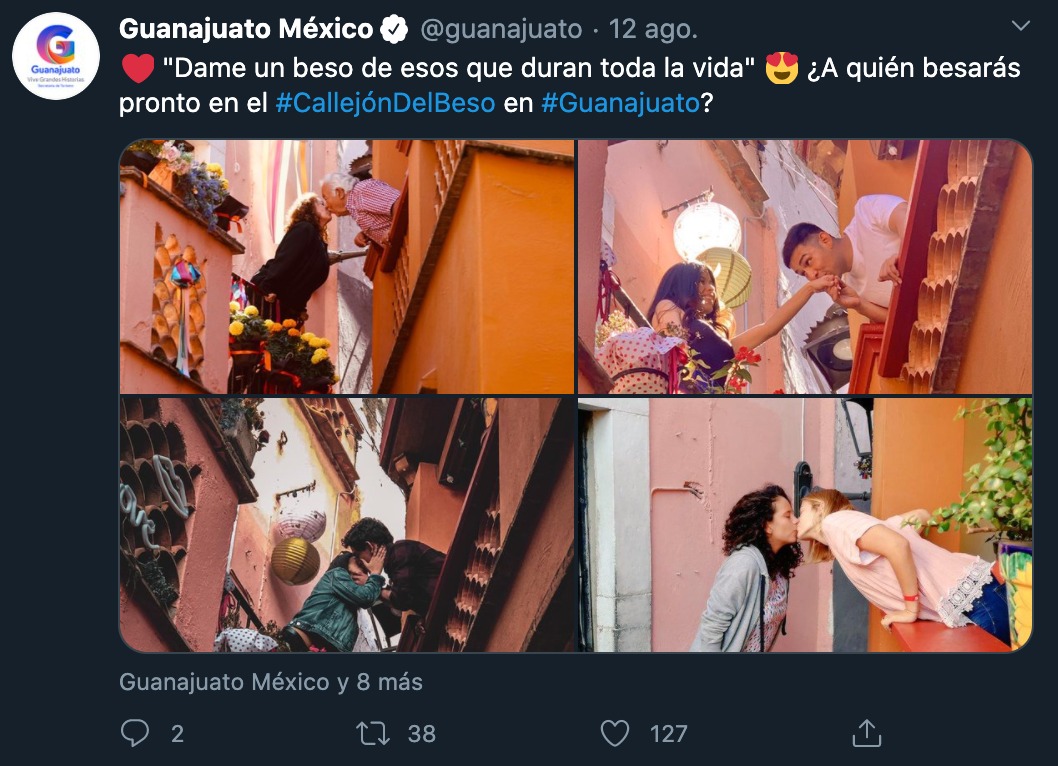 Campaña Guanajuato Callejón Beso lésbico
