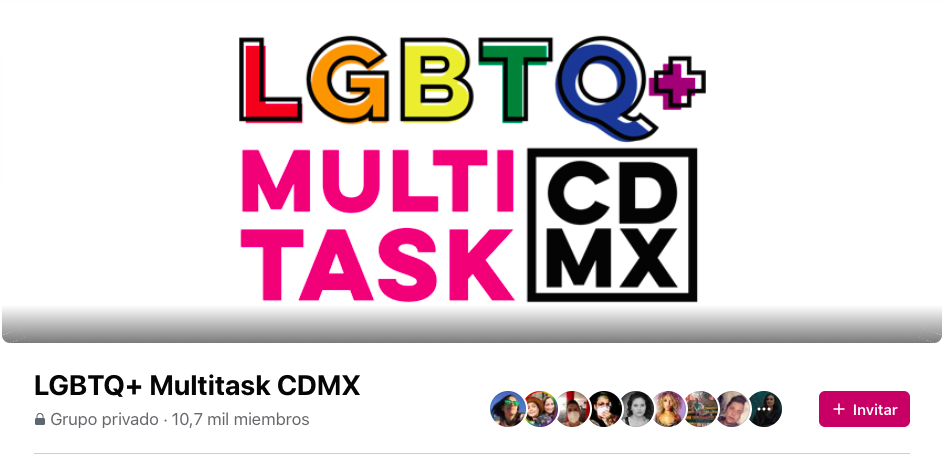 Grupo Facebook LGBTQ+ Multitask CDMX
