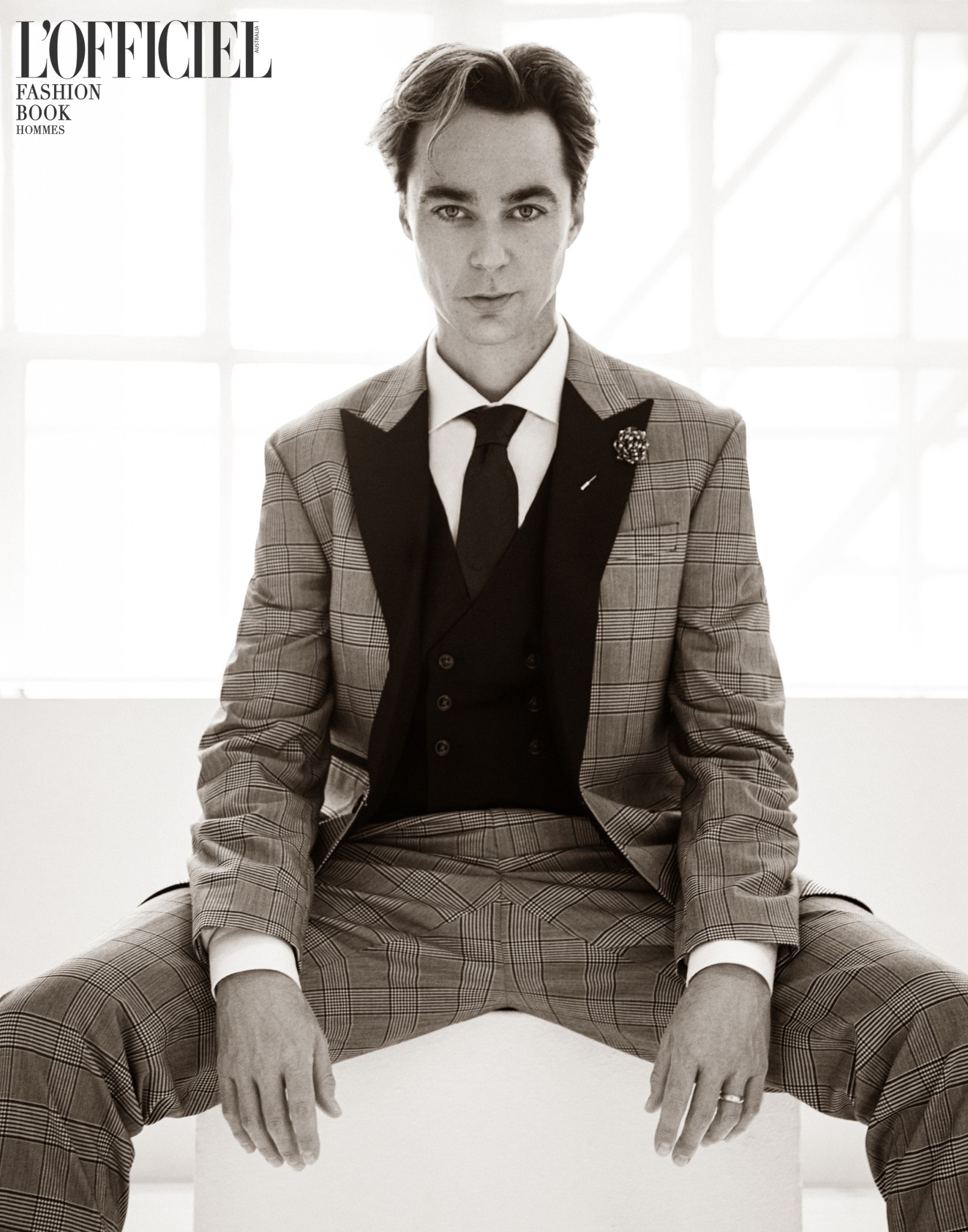 sexy jim parsons lofficiel portada revista