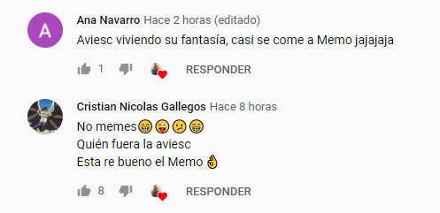 La más draga beso reacciones