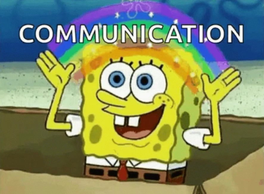comunicación bob esponja