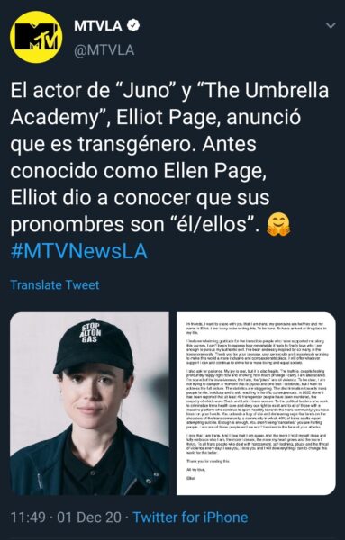 personas trans nombre muerto MTVLA