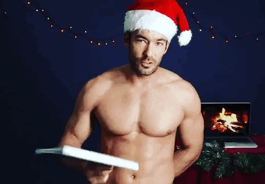 aaron diaz gay actor sexy santa