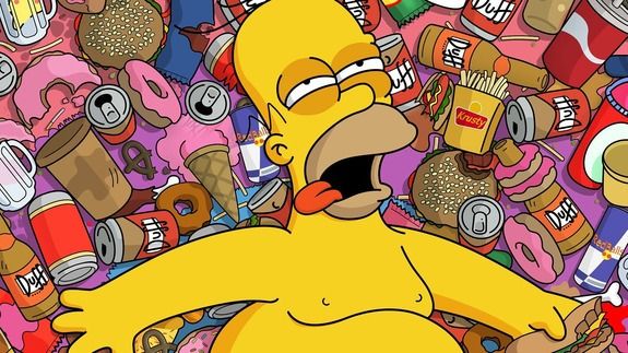 dejar tomar alcohol homero simpson comida