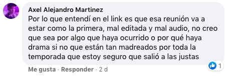 comentario baja calidad draga episodio reunion
