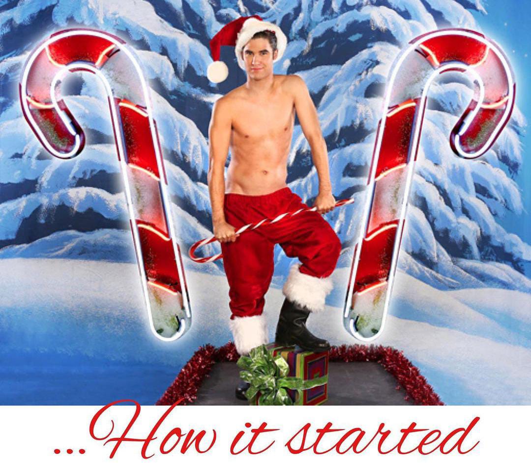 Darren Criss versión navideña