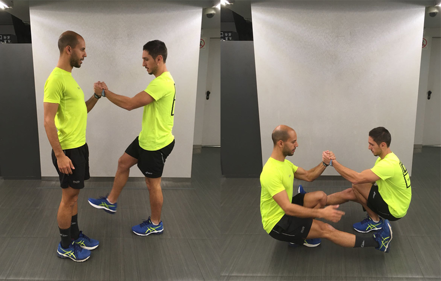 compañero ejercicio correr sentadilla hombre gay romance