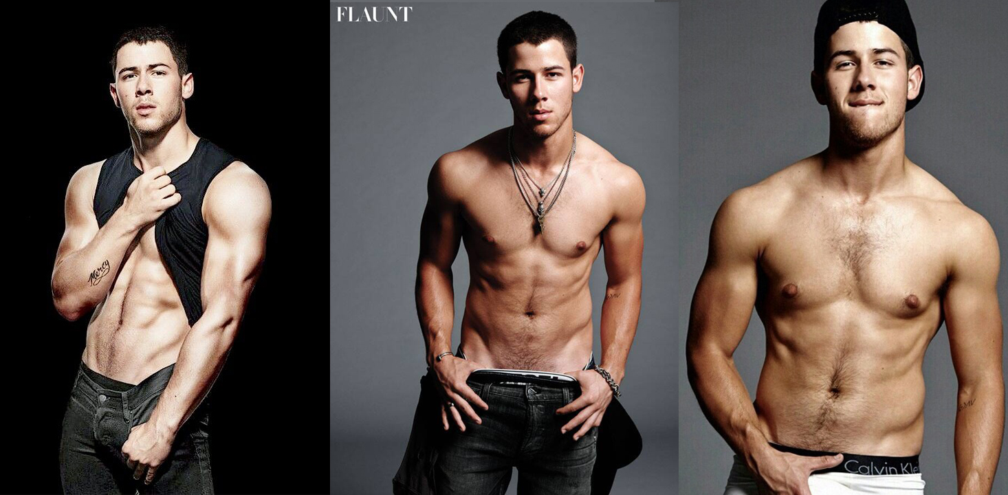 Fotos Nick Jonas sin camisa
