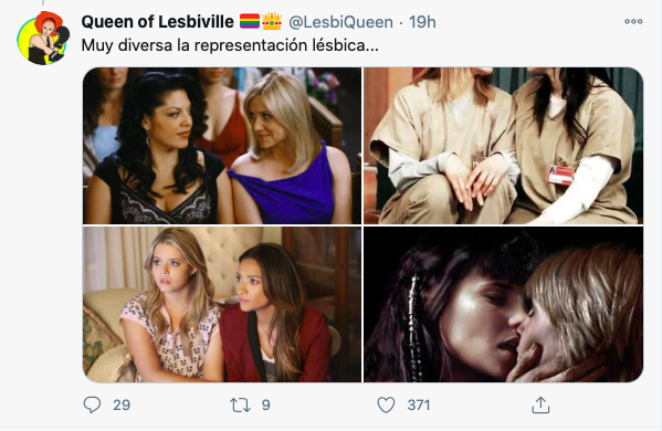 lesbianas rubias y castañas falta de diversidad en representación lésbica