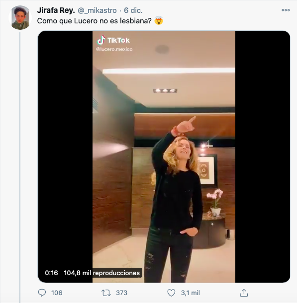 Lucero enamora a mujeres de Twitter con video de TikTok