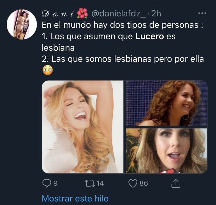 Lesbianas Lucero Twitter