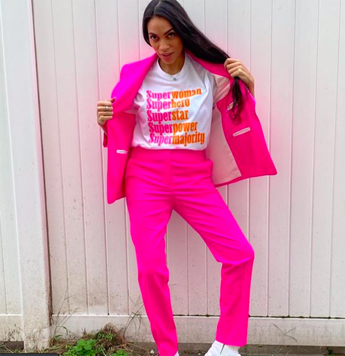 Rosario Dawson salidas closet 2020 pandemia