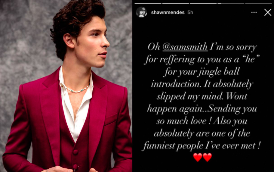 shawn mendes sam smith disculpa instagram