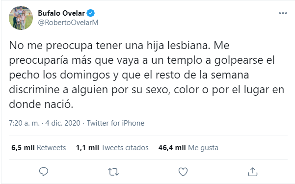 Tuit de Roberto Ovelar