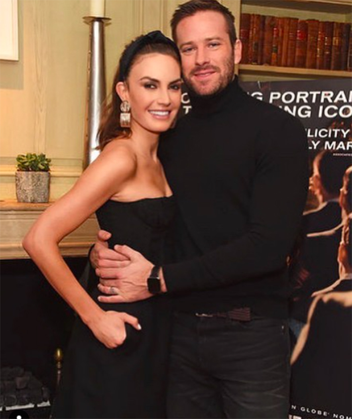 Elizabeth Chambers armie hammer esposos pareja