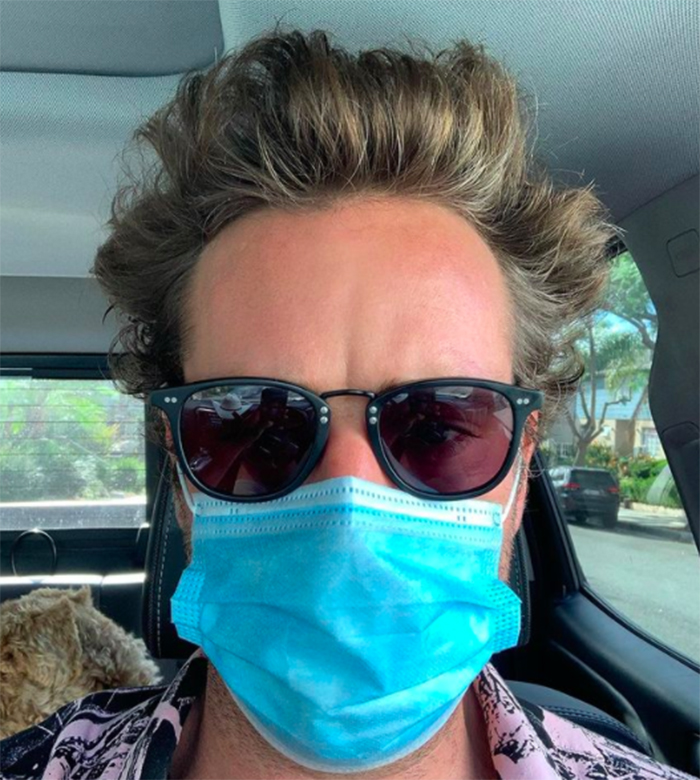 armie hammer cubrebocas salud