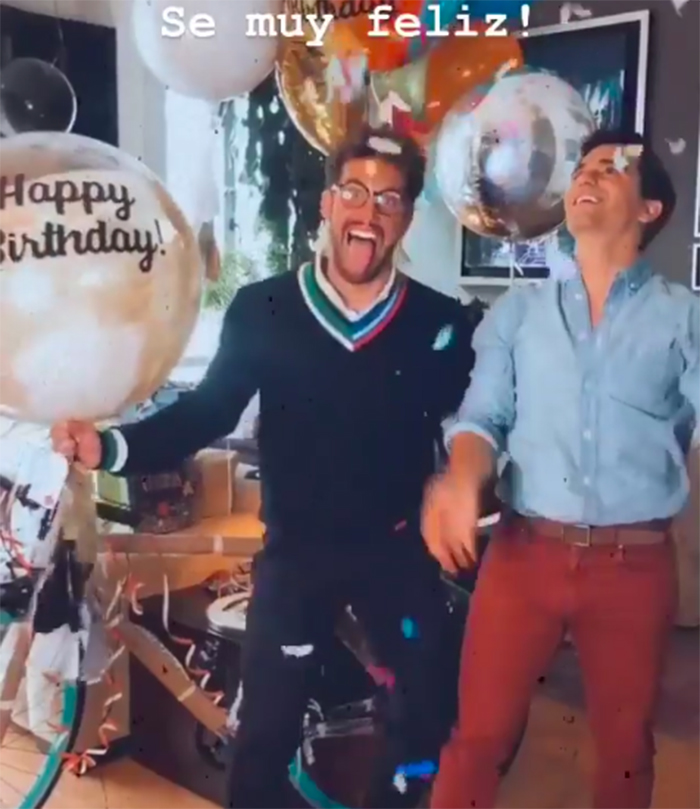 Luja Duhart Lambda garcia cumpleaños celebracion globos