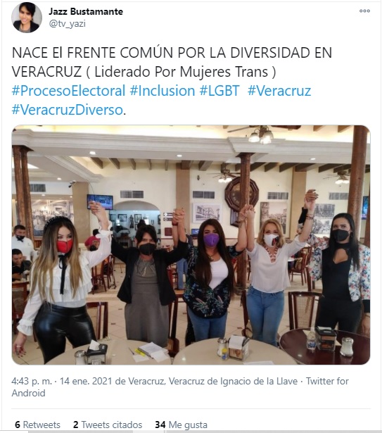 Mujeres trans de Veracruz luchan por espacios en puestos de toma de decisiones