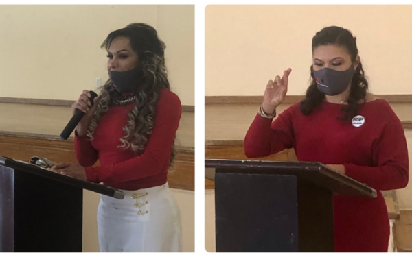 Salomé Perera precandidata trans a gobernadora