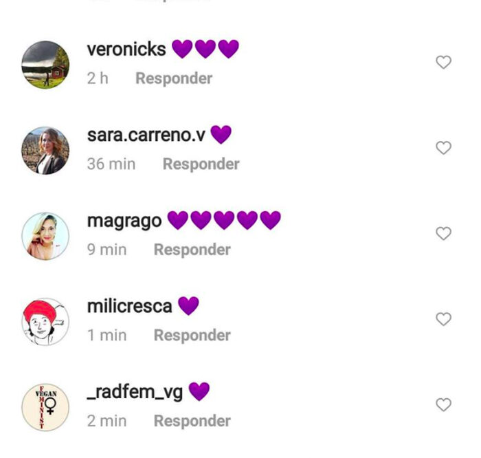 emoji corazones morados terf transfobia