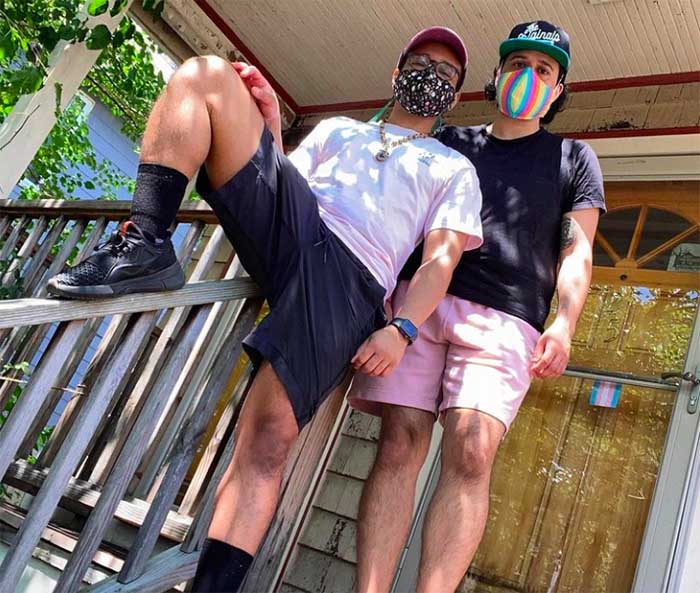 Personas trans hombres parejas