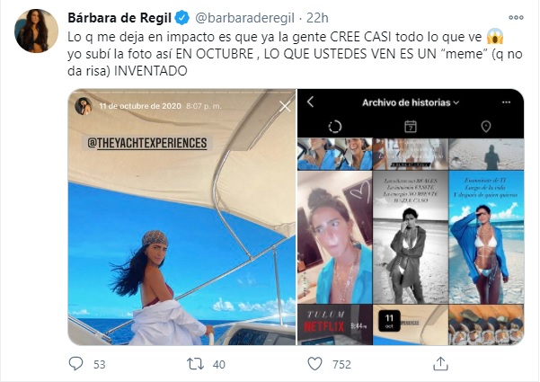 Respuesta de Bárbara de Regil sobre memes homofóbicos