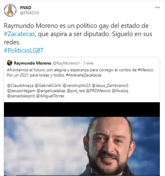 Raymundo Moreno candidato gay