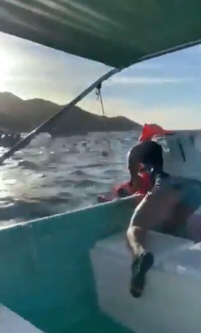 Pasajeros crucero Puerto Vallarta