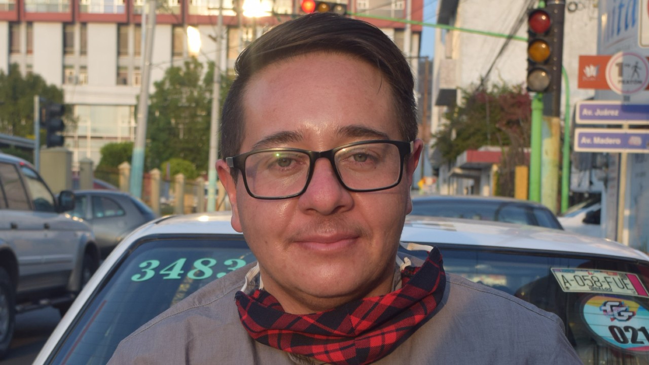 Ricardo Samir Espinoza del Villar primer taxista trans Hidalgo
