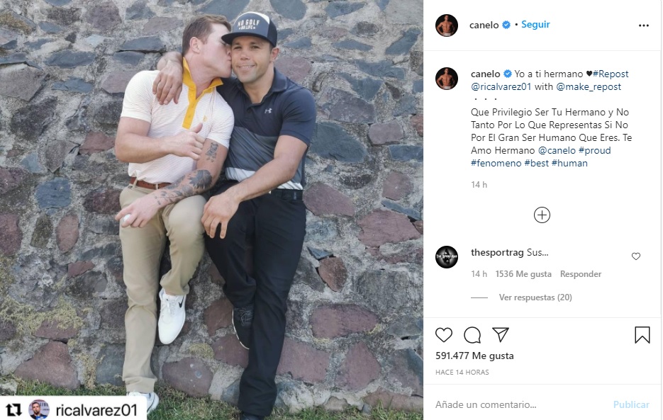 Canelo Álvarez y Dinamita Álvarez