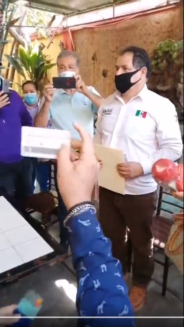 Apolinar García le grita a Tiago Ventura