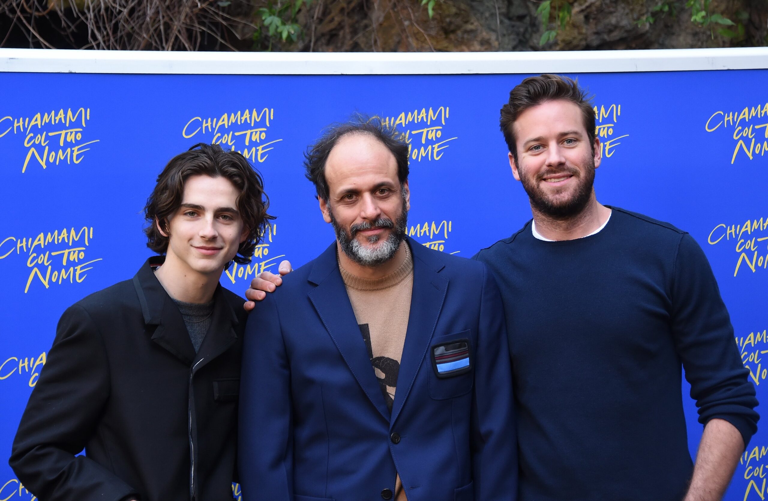 Luca Guadagnino timothee chalamet armie hammer