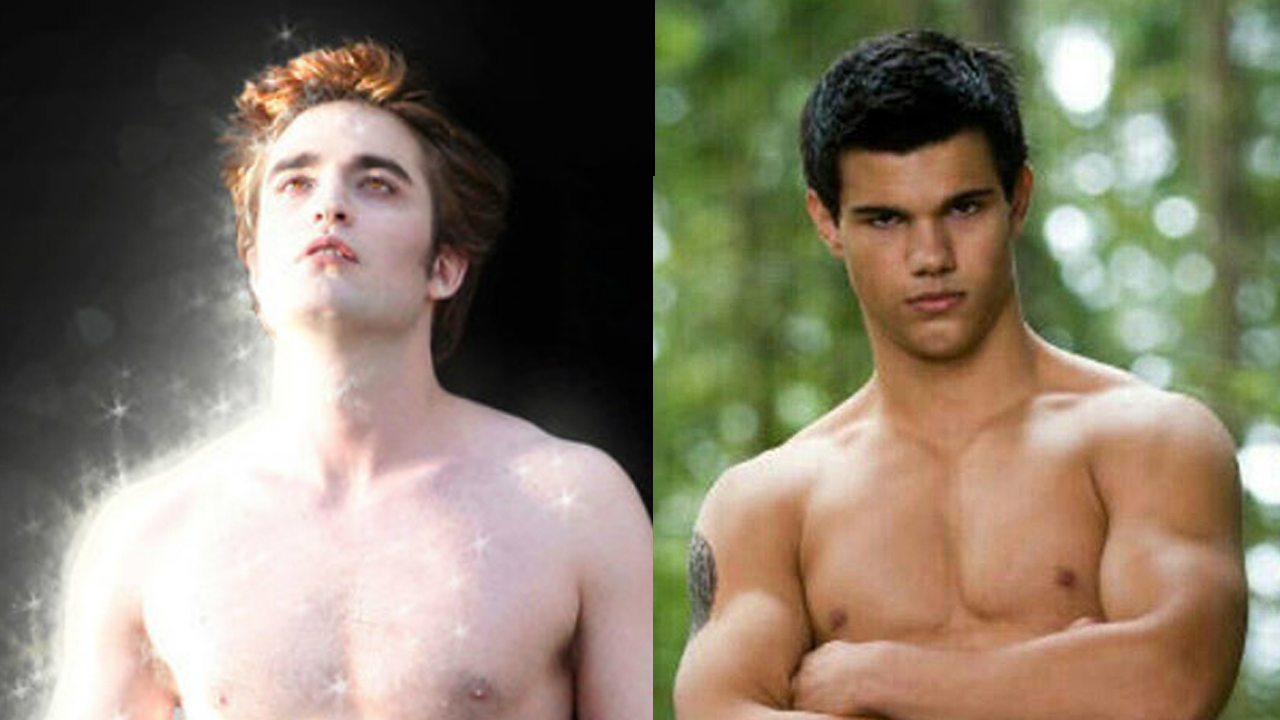 Edward Cullen y Jacob personajes Crepúsculo gays