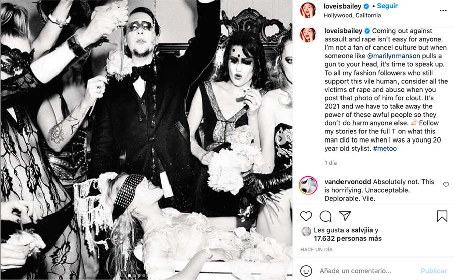 publicacion love bailey estilista trans