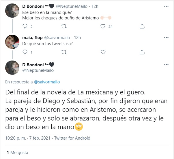 Reacción de los fans al final de La mexicana y el güero