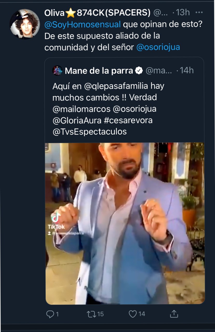 Mane de la Parra falso aliado LGBT