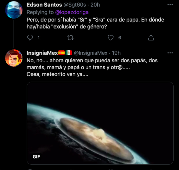 twitter criticas cara papa genero neutro