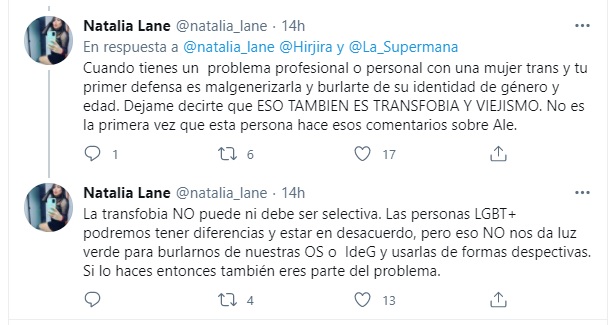 Transfobia de La Supermana