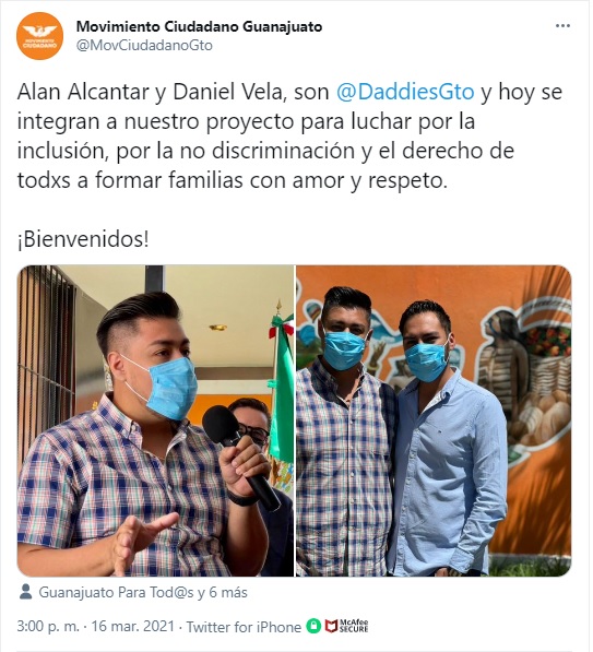 Alan Alcantar y Daniel Vela serán candidatos
