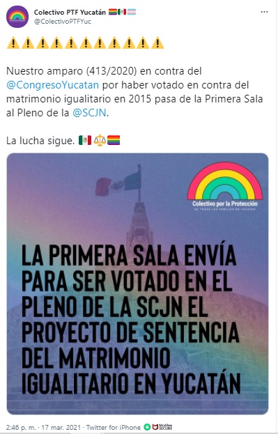 Ministros de la Corte turnan al plano amparo sobre matrimonio igualitario