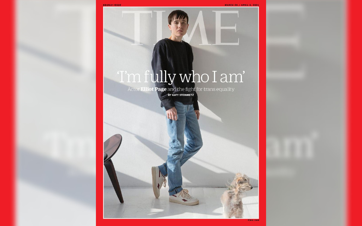 Elliot Page Time portada