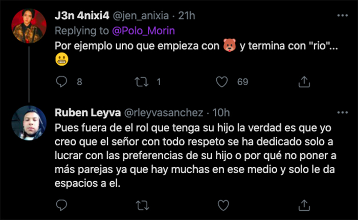 polo morin juan osorio twitter seguidore