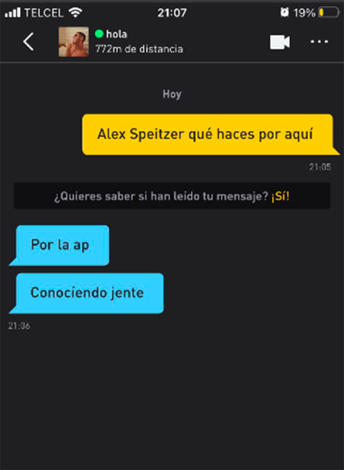 grindr app de ligue conversación