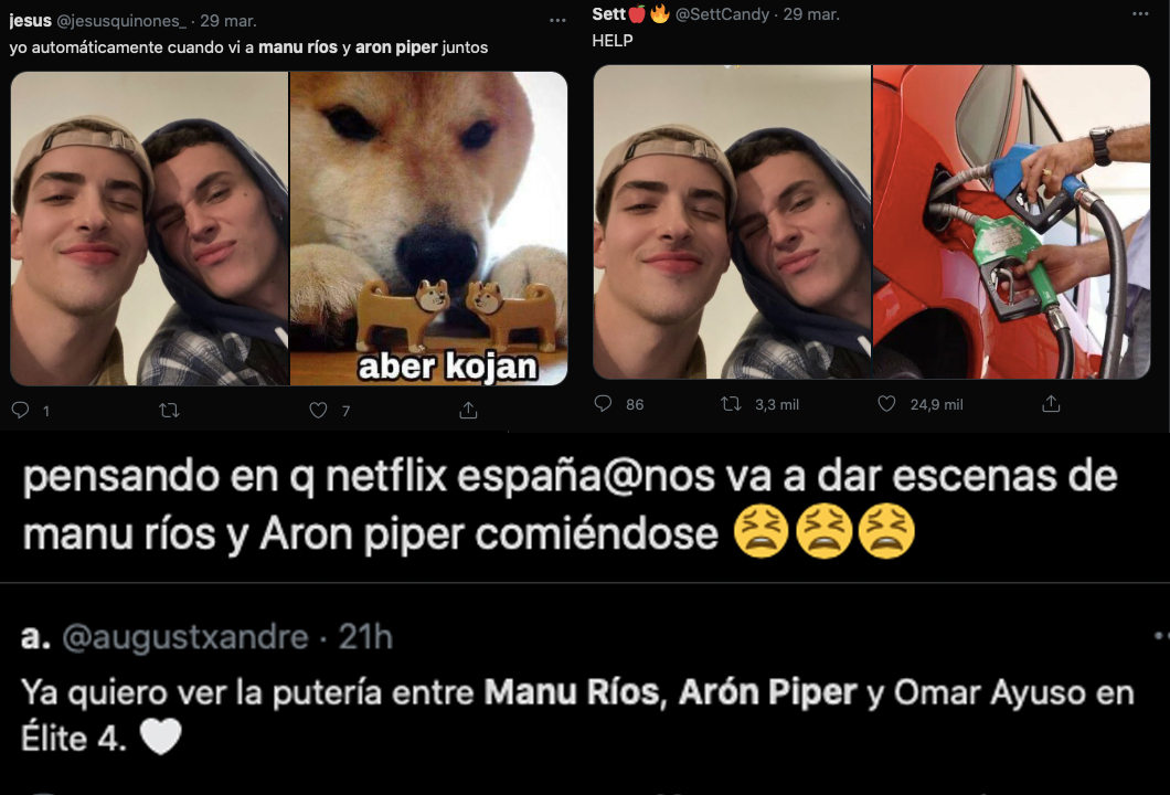 Manu Ríos y Arón Piper