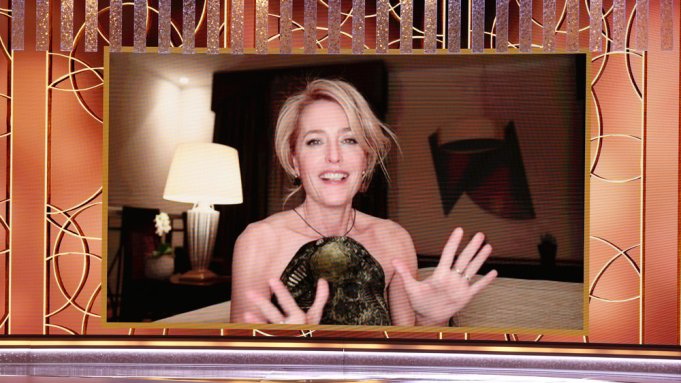Ganadores LGBT Globos de Oro 2021 Gillian Anderson