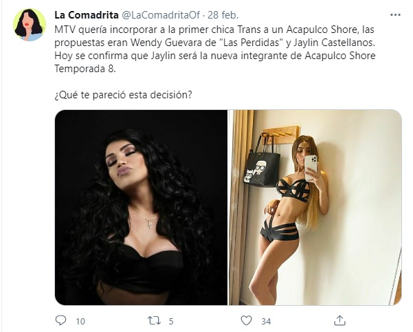 Jaylin Castellanos nueva integrante de Acapulco Shore
