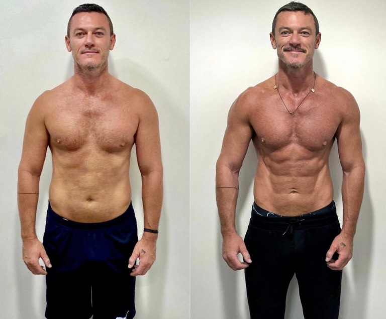 fotos Luke Evans antes y después de la pandemia
