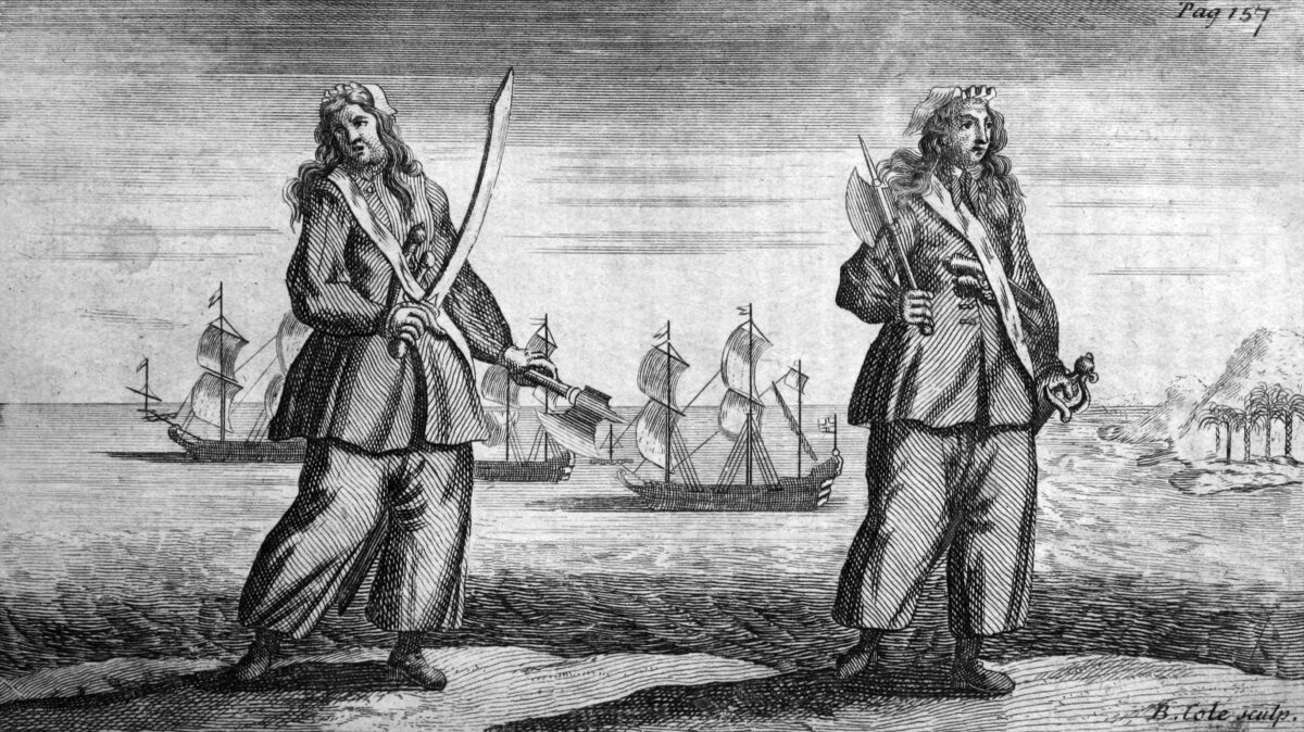 piratas lesbianas Mary Read y Anne Bonny