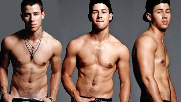 Famosos modelando calzones Nick Jonas