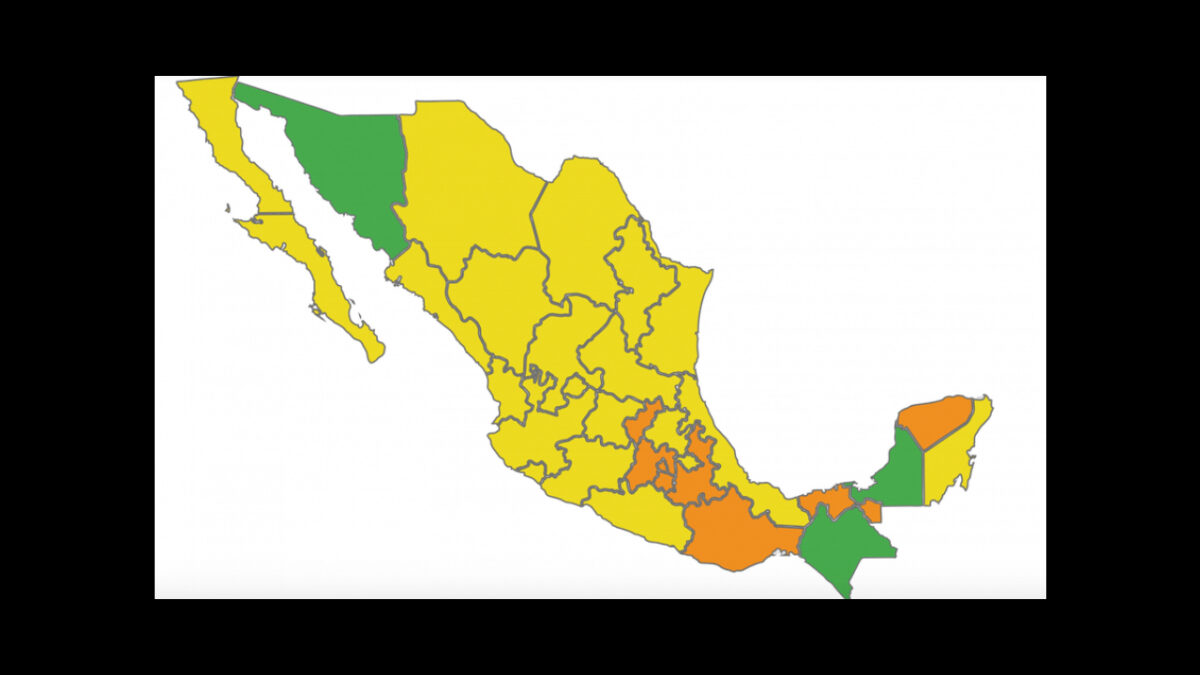 semáforo epidemiológico México marzo 2021